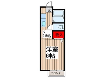 間取図 フローラル千間台