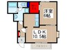 ルミエールＡ 1LDKの間取り