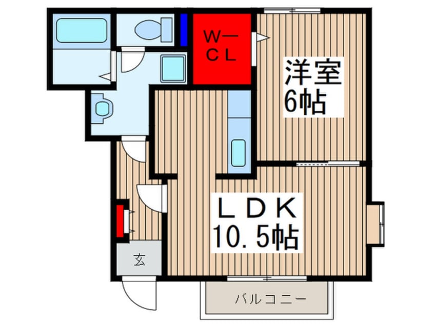 間取図 ルミエールＡ