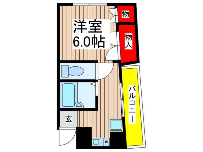 間取図 グリ－ンハイツ幸