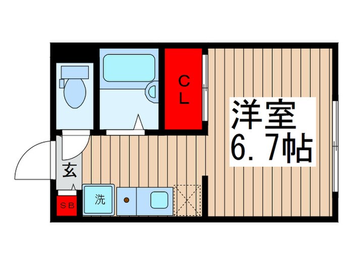 間取り図 ルネコート高砂　B棟