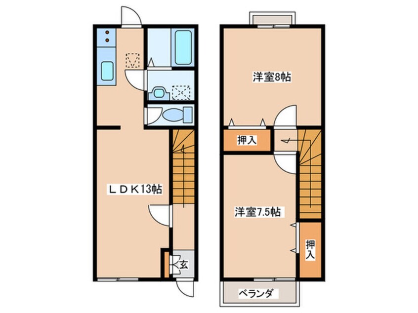 間取図 DUPLEX SUZUKI