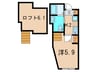 flourish 1Kの間取り