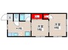 アーバンハウス 2Kの間取り