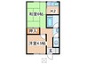 木村ハイツ 2Kの間取り