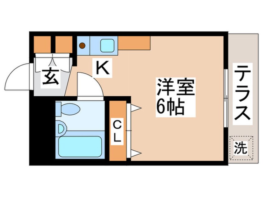 間取図 パストラル多磨