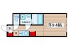 aLATO Kameido 1Rの間取り