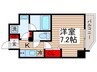 ザ・パーククロス門前仲町 1Kの間取り