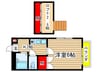 プレミ－ル和光 1Kの間取り