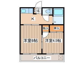 間取図 コ－ポ内田