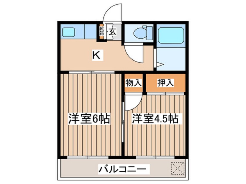 間取図 コ－ポ内田