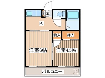 間取図 コ－ポ内田