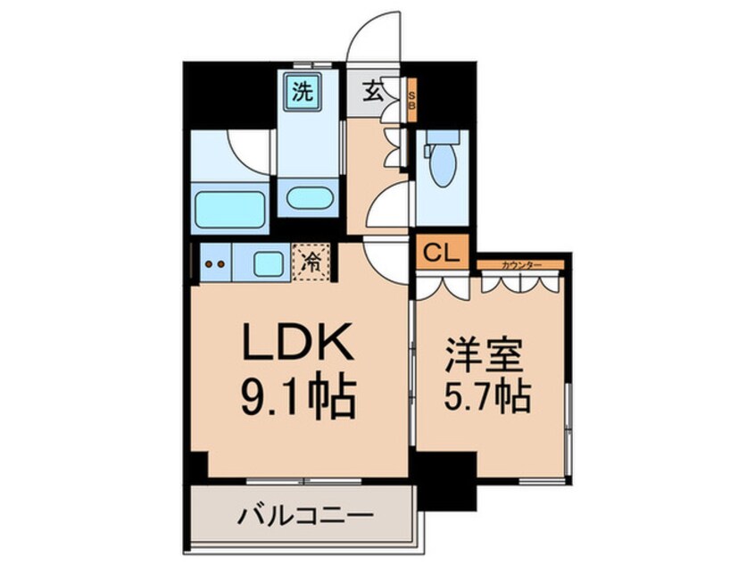 間取図 レジデンシャル目黒