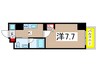 ルクレ墨田緑Ⅲ 1Kの間取り