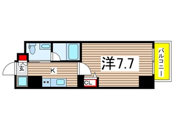 間取図 ルクレ墨田緑Ⅲ