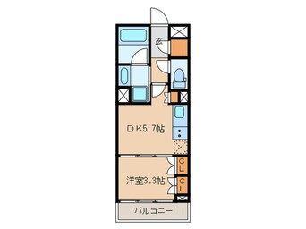 間取図 コスモグラシア学芸大学