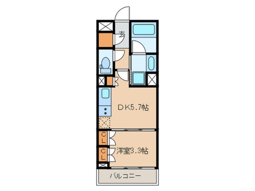 間取図 コスモグラシア学芸大学