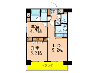 間取図 レジディア用賀