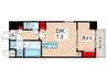 アヴェニール久米川 1DKの間取り