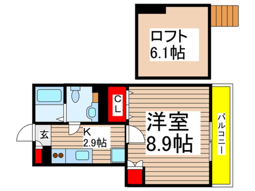間取図 Zephyr Court丸山台Ⅱ