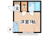 ラピュタ日野 1Rの間取り