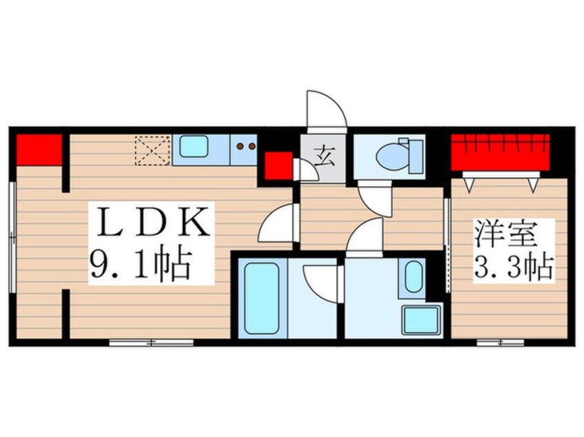 間取図 Season Fort