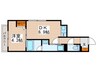Season Fort 1DKの間取り