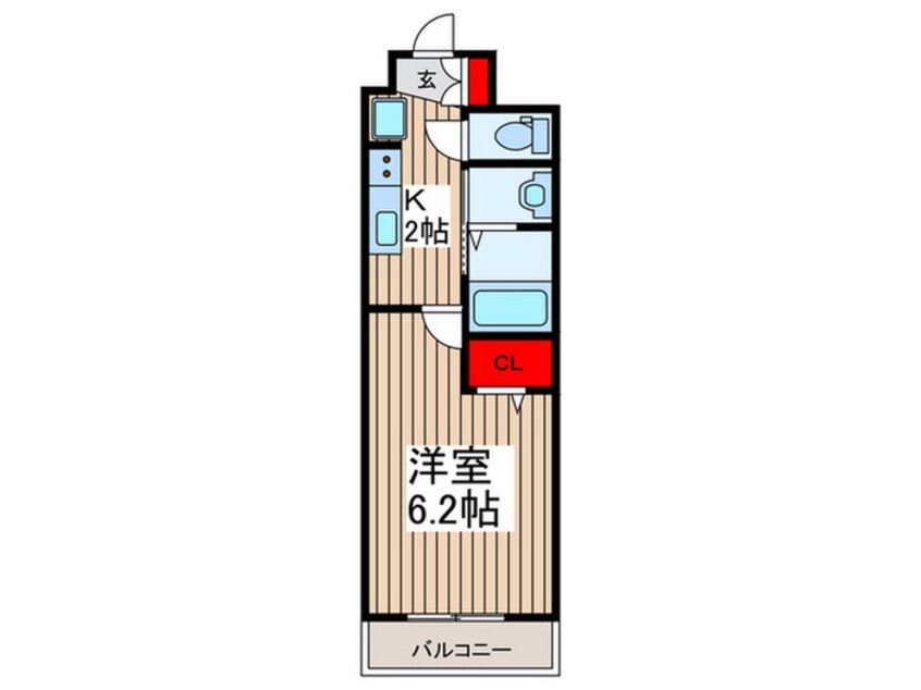 間取図 アリビオン南浦和