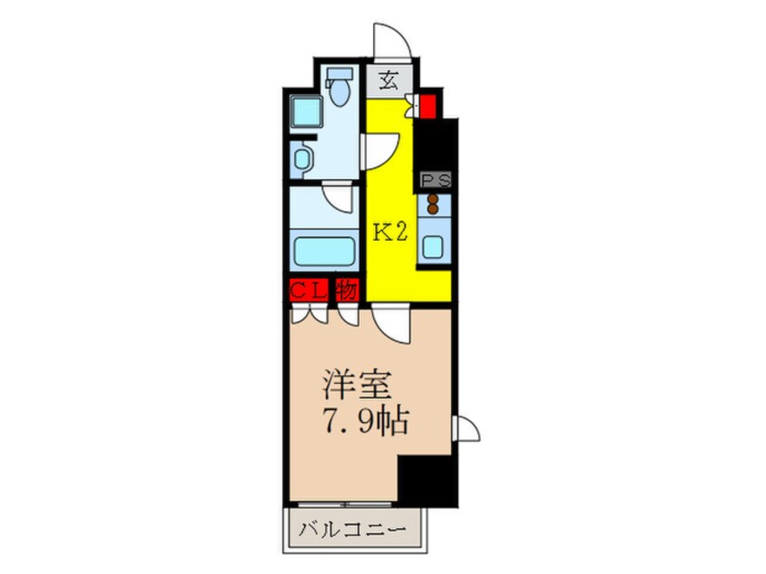 間取図 パ－クハビオ東中野