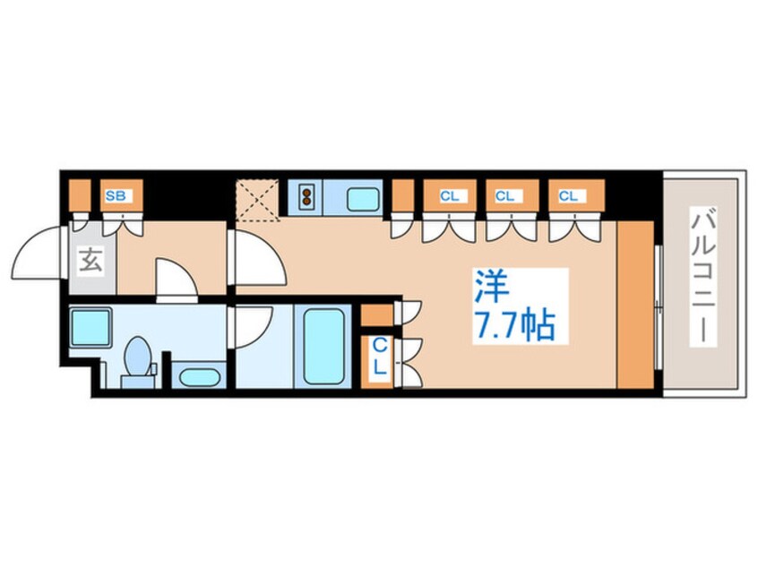 間取図 パ－クハビオ東中野