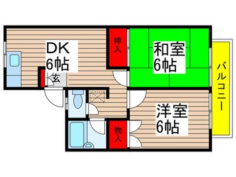 間取図 北方フラッツ