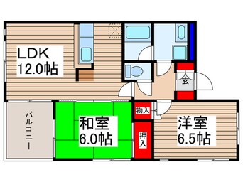 間取図 タ－トルクレインふじみ野