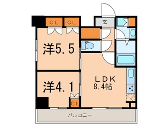 間取図 レジディア南品川Ⅱ