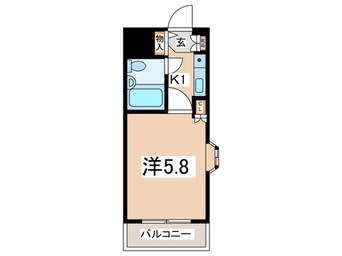 間取図 クリオ相模原弐番館（208）