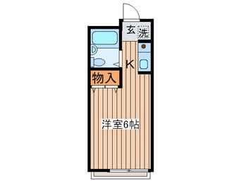 間取図 グリ－ンコ－ポ