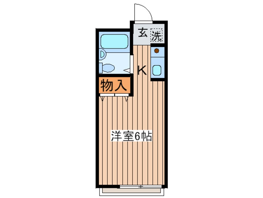 間取図 グリ－ンコ－ポ
