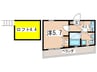 エスポワール三ツ沢南町 1Kの間取り