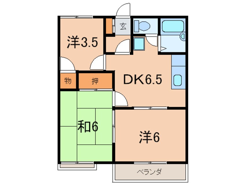 間取図 大地原ハイツⅠ