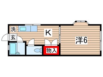 間取図 亀井ハイリビング壱番館