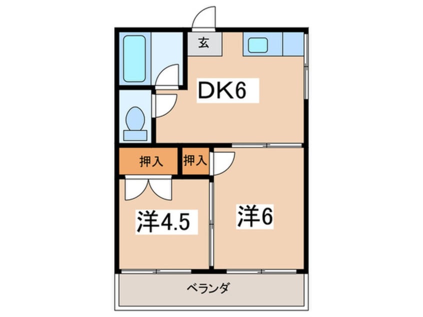 間取図 斉藤荘