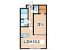 ファウンテンヒルズ大宮町 1LDKの間取り