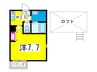 Nella Foresta MIHARU 1Kの間取り