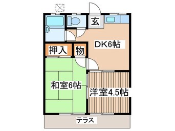 間取図 チェリーコーポ