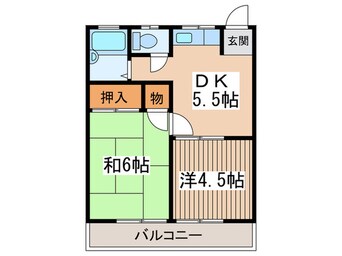 間取図 チェリーコーポ