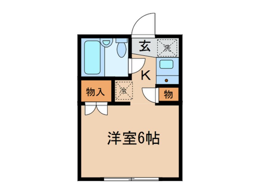 間取図 カ－サ南台