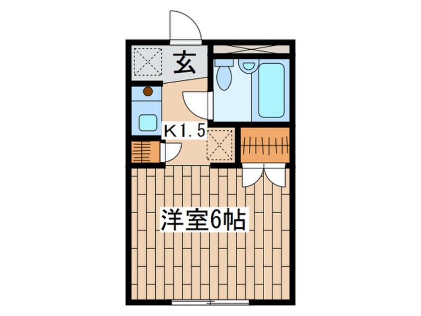 間取図 カ－サ南台