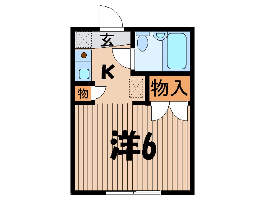 間取図 カ－サ南台