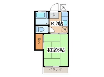 間取図 森橋アパ－ト