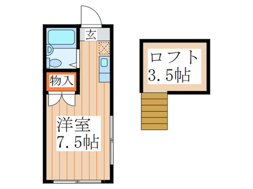 間取図 ヴィレッジ・タムタム