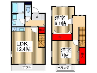 間取図 アスピリア　シェリ－